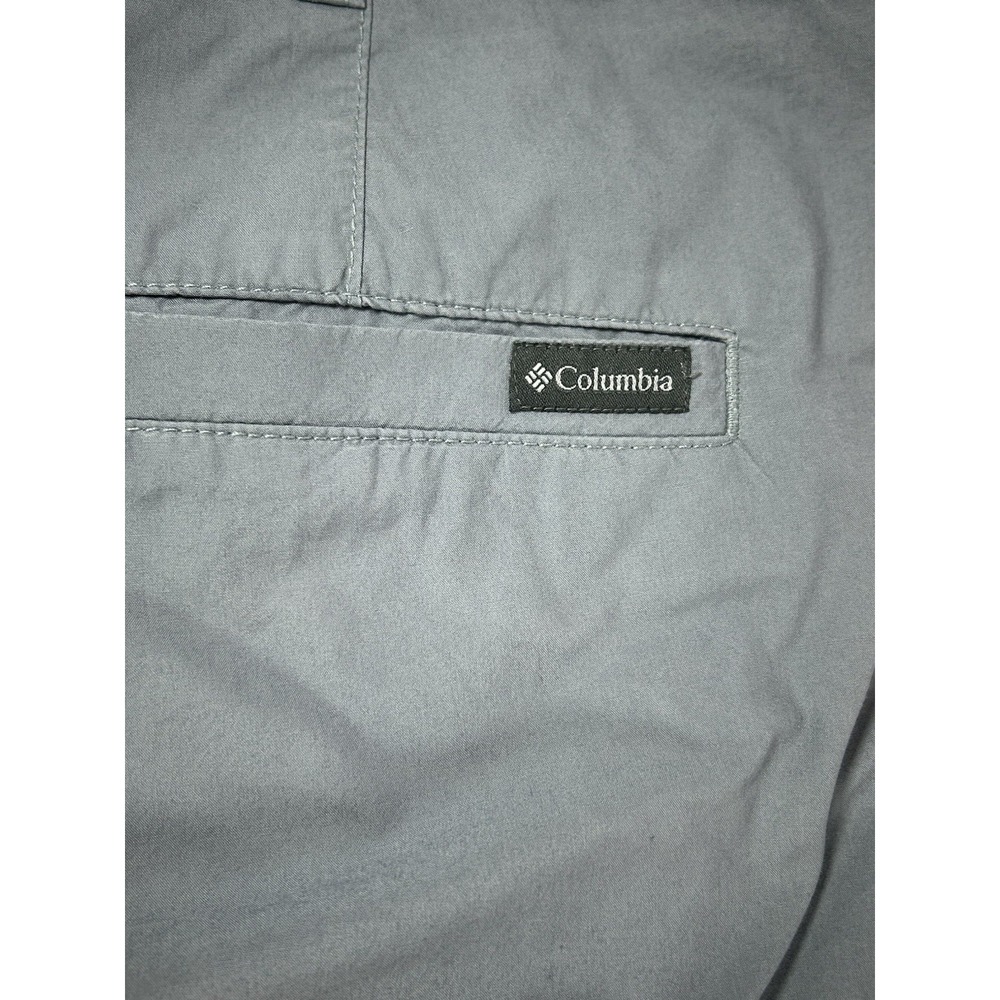 Columbia Mens SZ 40 Waist 10" Length Gray Lightweight Pocketed Shorts - Picture 3 of 8